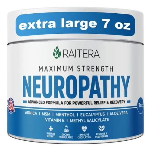 Crema Para Aliviar La Neuropatía Raitera Maximum Strength 20