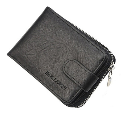 Linda Cartera Monedero Billetera Tarjetero Para Mujer Dama Color Negro