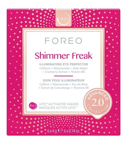 Mascarilla Contorno Ojos Foreo - Shimmer Freak Ufo 6 Pz Tipo De Piel Todo Tipo De Piel