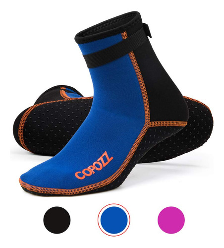 Copozz Calcetines De Buceo De Neopreno De 3mm De Grosor, Cal