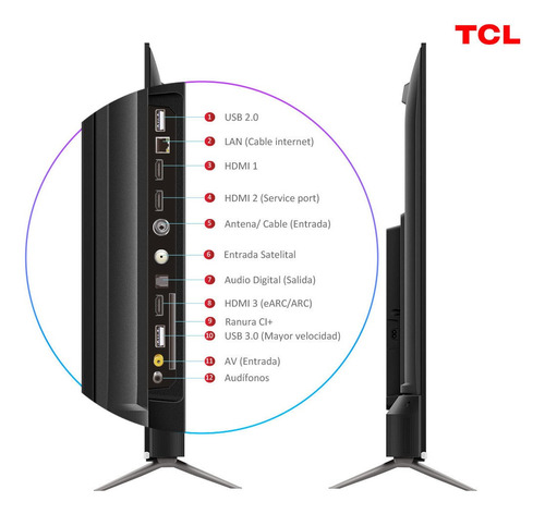 Qled 55 Tcl 55c635 4k Hdr Smart Tv Google Tv