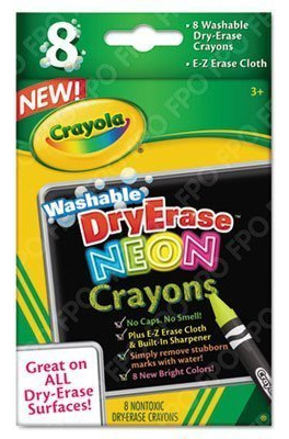 Crayon Lavabl Borrado Seco Paño E-z Vario Color Neon 8 Vende