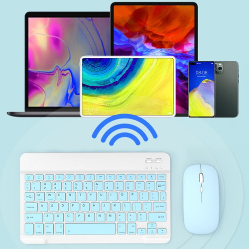 Teclado Bluetooth Inalámbrico Universal For Tableta De 10 P