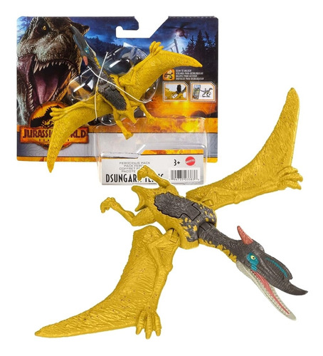 Dinosaurio Jurassic World Muñeco Pack Feroz Mattel Original