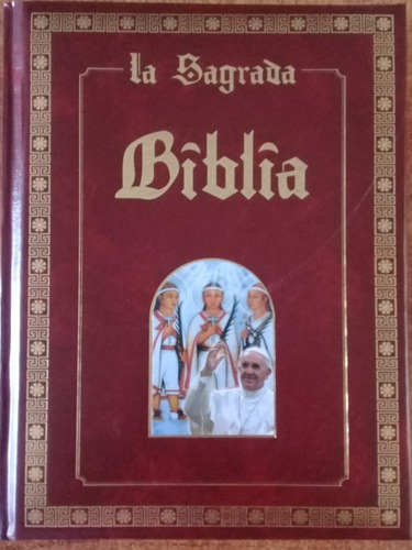 La Sagrada Biblia. Biblia Católica Grande Color Vino