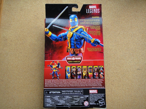 Marvel Legends Deadpool (blue) (strong Guy Baf) Hasbro (Usado)