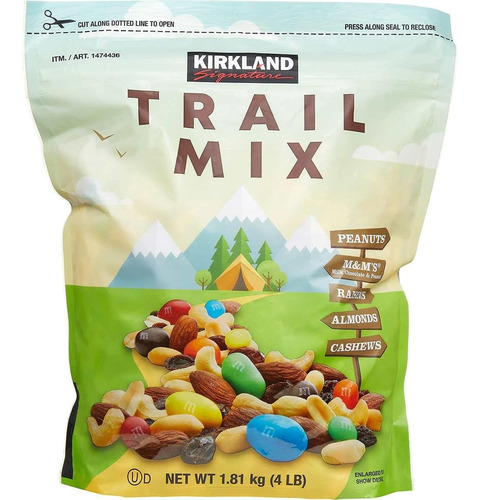 Botana Surtida Kirkland Nueces, Almendras, Chocolate 1.81 Kg
