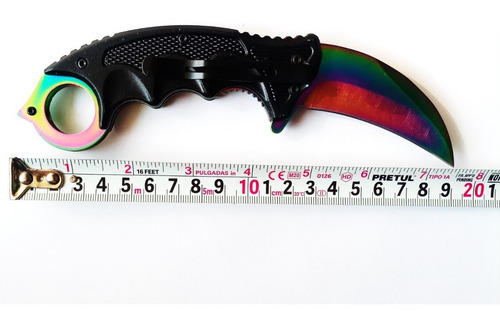 Imagen 7 de 9 de Cuchillo Tipo Karambit Navaja Táctica Supervivencia Cacería