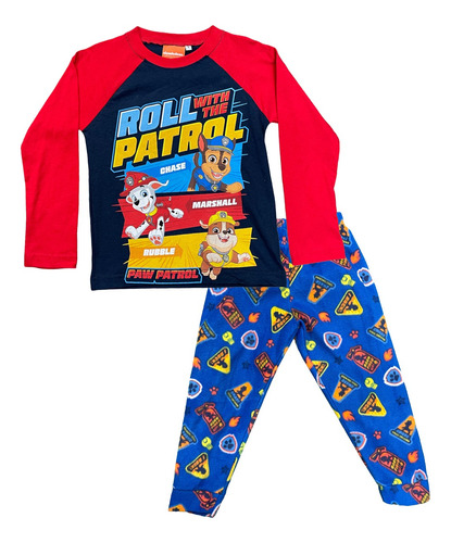 Pijama Polar Para Niño  Paw Patrol