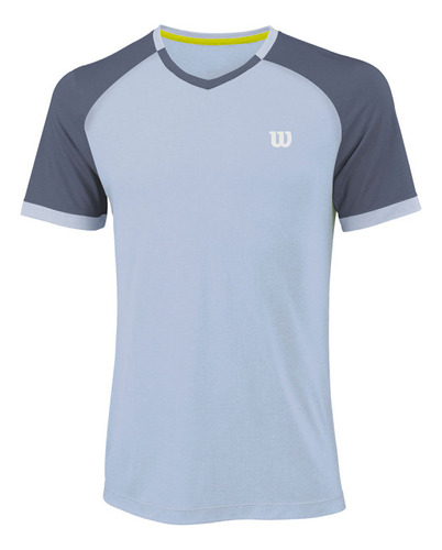 Camiseta Wilson-  Camiseta Tour Slam M Azul Claro - Tenis