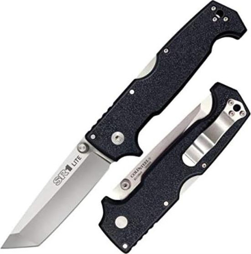 Cuchillo Plegable Táctico Cold Steel Sr1 Con Sistema Tri-ad