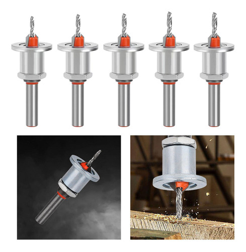 5 Uds Brocas Avellanadoras Brocas Cónicas 10mm Herramientas