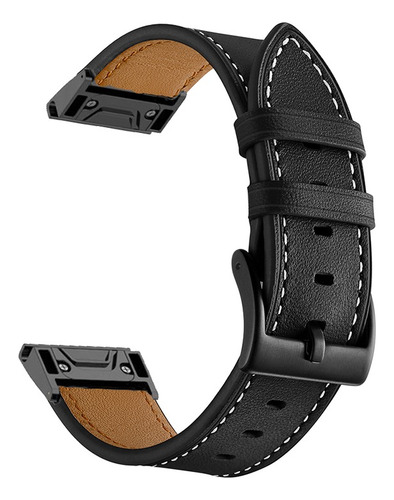 Correa De Cuero Quickfit Para Garmin Fenix 5 5x 6 6x 7 7x