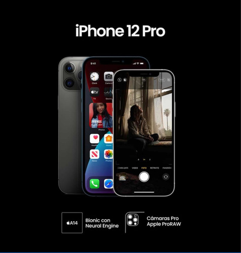 iPhone 12 Pro 256gb Nuevo Caja Sellada Color Negro Lo Mejor!