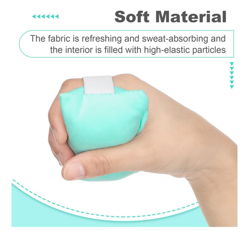 Sosation 6 Pcs Palm Abrip Protector Contracture Cushion Con