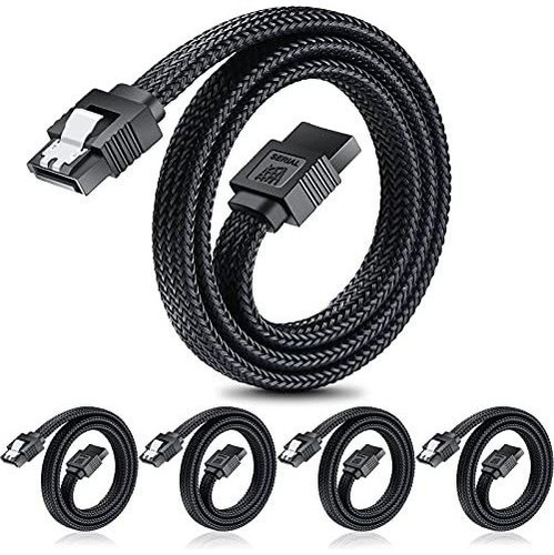 Electop Sata Iii Cable, 6gbps Cable Derecho Hdd Sdd Ymslc
