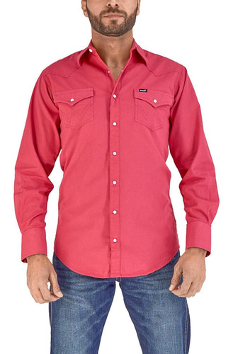 Camisa Vaquera Wrangler Hombre Manga Larga A27