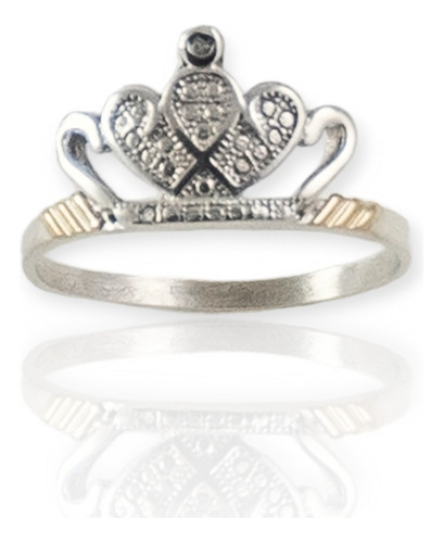 Anillo Plata 925 - Mujer - Corona - Ml458-16d