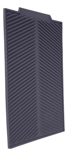 Platos Rectangulares De Silicona Con Tapete De Silicona Gris