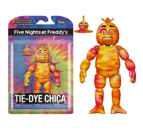 Fnaf Five Nights At Freddy's Figura Tie Dye Chica Original 