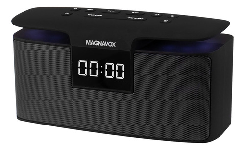 Reloj Despertador Magnavox (philips) Mcr5111/m0 Con Radio Fm Negro