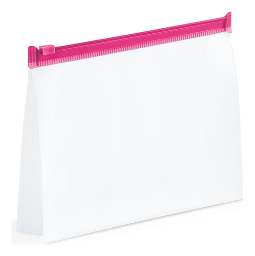 Kit 100un Personalizado - Necessaire Transparente Com Fecho