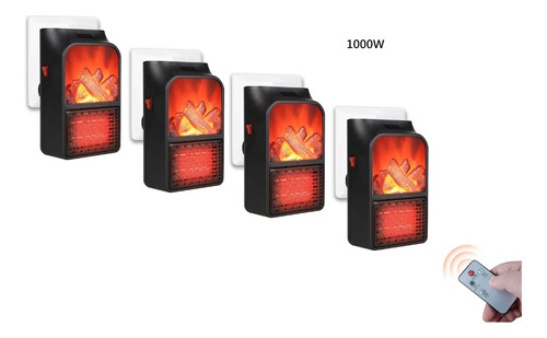 X4 Calefactores Electrico Termoventilador Bajo Consumo 1000w