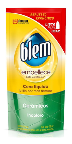 Blem Autobrillo Incoloro Repuesto X450 Cm3 - 3 Unidades