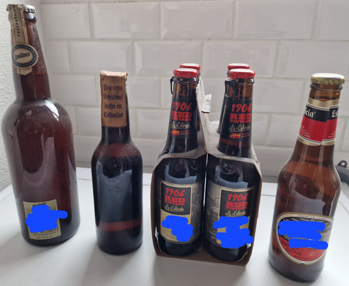 Coleccionistas. Lote Botellas De Cerveza. España Y Argentina (Usado)