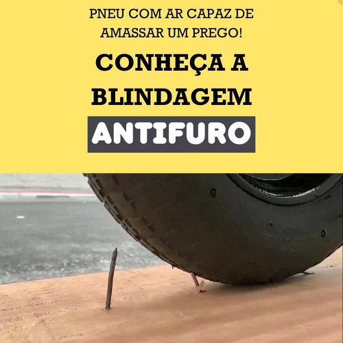 Protetor Blindagem Antifuro Pneu De Carrinho De Mão