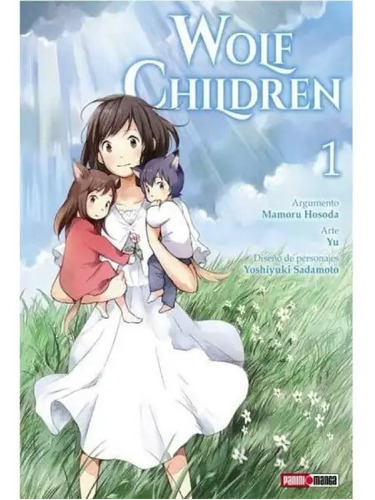 Wolf Children, De Mamoru Hosoda., Vol. 1. Editorial Panini, Tapa Blanda En Español, 2017