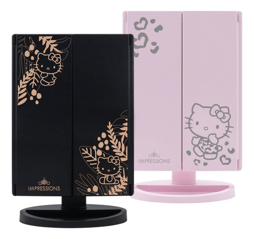Espejo De Maquillaje Impressions Vanity Hello Kitty Trifold