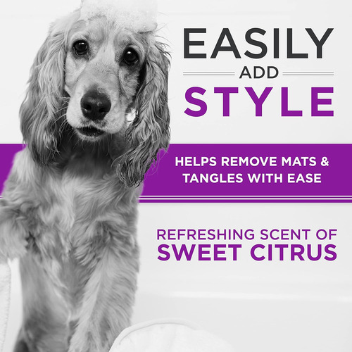 Champú Desenredante Para Perros Tropiclean Perfect Fur Para