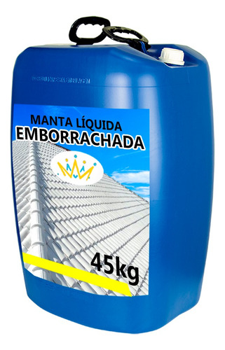 Borracha Liquida Impermeabilizante 45kg Similar Decor Color Acabamento Acetinado Cor Branco