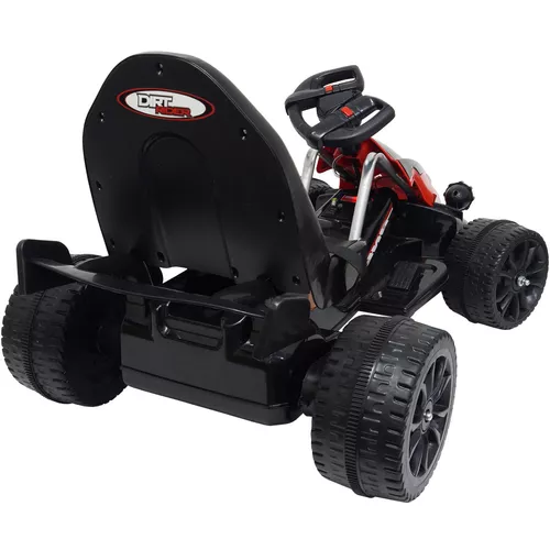 Carrinho Rolimã Eletrico 12v Infantil Giro Car Volante Drift