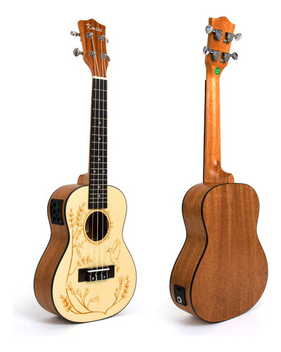 Guitarra Ectrica Hawaiana Estilo Ukelele Concierto 23pulgada