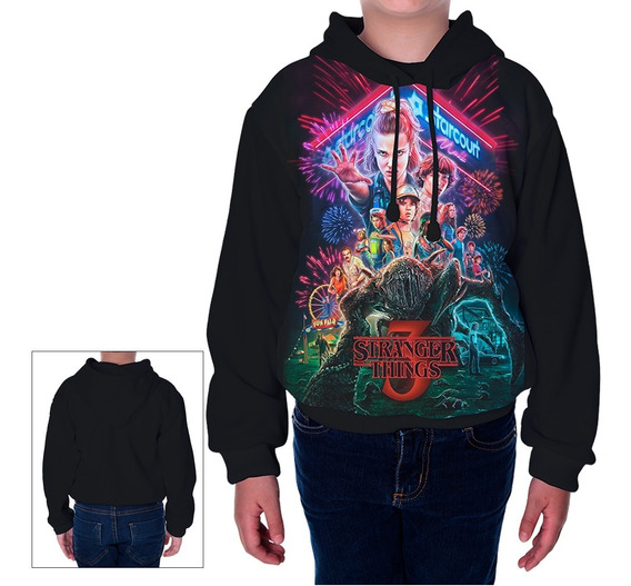 blusa de frio stranger things mercado livre