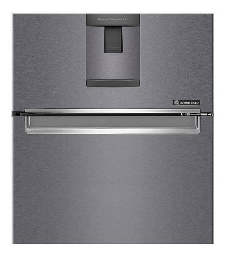 Imagen 5 de 8 de Heladera inverter auto defrost LG LB37SPGK grafito con freezer 336L 220V