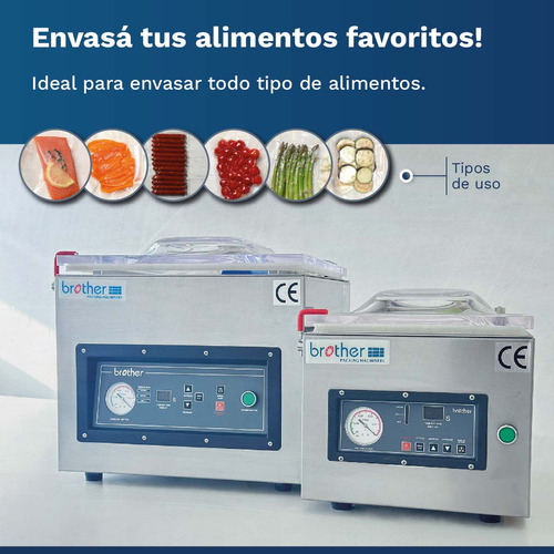 Envasadora Vacío Selladora Industrial Brother Bro-evm40g