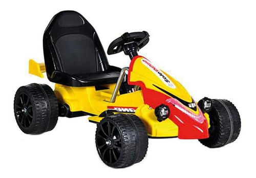 Mini Carro Elétrico Bateria 12v Fórmula Sport Amarelo Belfix