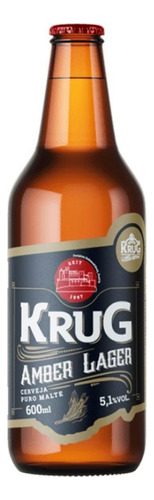 Cerveja Amber Lager Krug 600ml