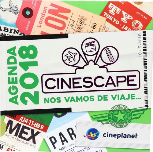 Agenda Cinescape 2018 Remate!!!