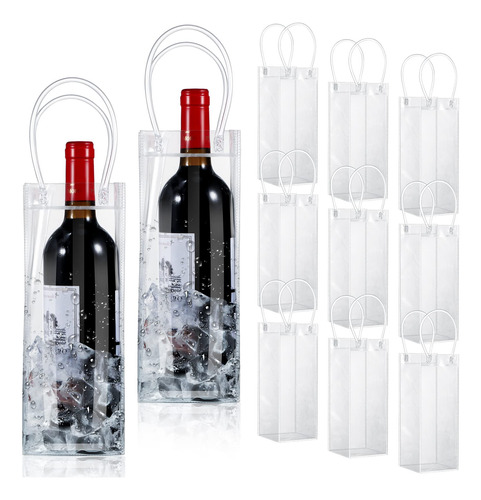 50 Bolsas De Vino De Hielo, Bolsa Portatil Para Enfriar Vino