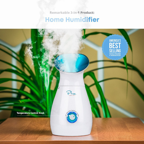 Imagen 7 de 9 de Sauna Facial Hidratante Vaporizador Limpieza De Cutis 3 En 1