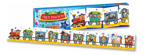 Puzzle Tren Magico Circo 10 Piezas Duravit Ploppy.6 185043