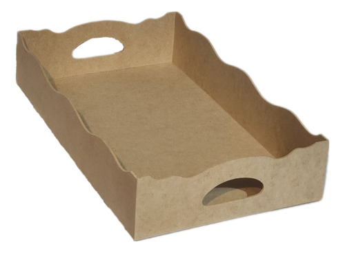Charola Para Desayuno O De Alarcon (3 Mm Mdf) 24x40x7 Natural