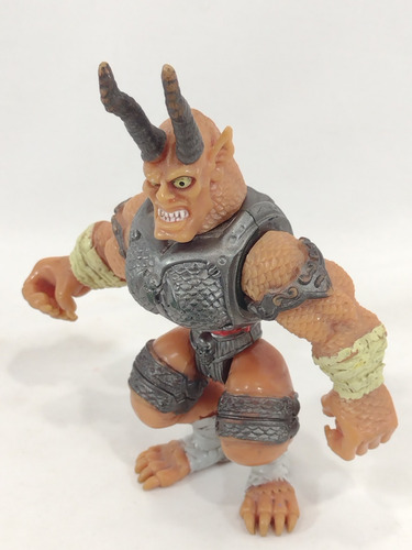 Boneco Antigo Guerreiro Chifrudo Medieval Monstro (Usado)