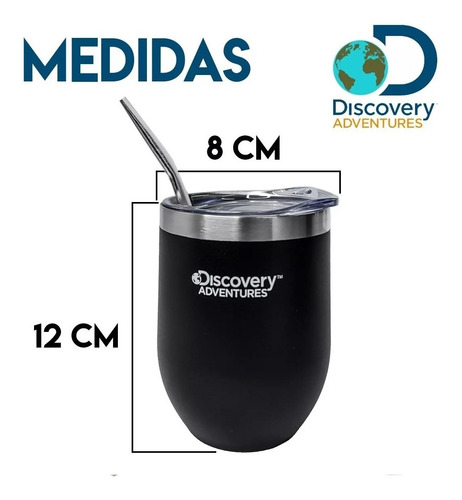 Imagen 3 de 10 de Termo Discovery Adventure 1 Litro Mate Térmico 350 Ml