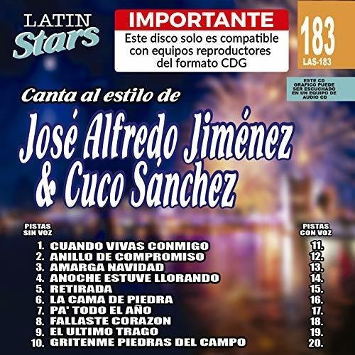 Cd Karaoke Music Cdg: Latin Stars Vol. 183 - Jose Alfredo