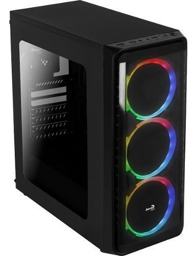Gabinete Gamer Aerocool Si-5200 Preto Acrílico Mid Tower